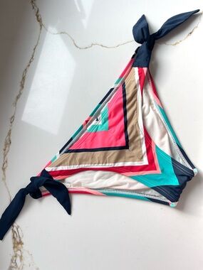 Skye Striped Triangle Bikini Bottom small